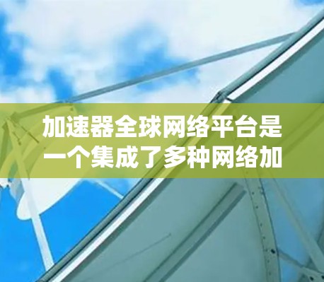 加速器全球网络平台是一个集成了多种网络加速器功能的统一平台，允许用户在不同国家和地区的网络上使用加速器。以下是对该平台的详细分析