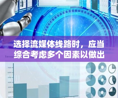 选择流媒体线路时，应当综合考虑多个因素以做出明智的选择。以下是一个结构化的问题解决方案，帮助您系统地分析和决定最佳线路