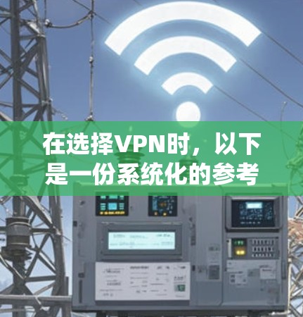 在选择VPN时，以下是一份系统化的参考，涵盖了基本需求、技术参数、网络安全和设备配置等方面