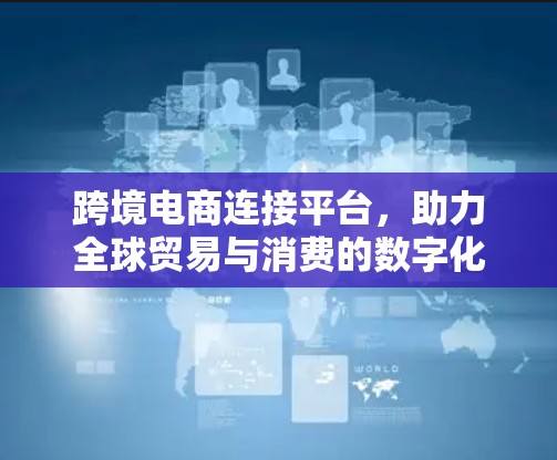 跨境电商连接平台，助力全球贸易与消费的数字化新桥