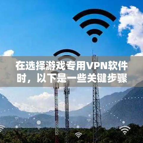 在选择游戏专用VPN软件时，以下是一些关键步骤和建议