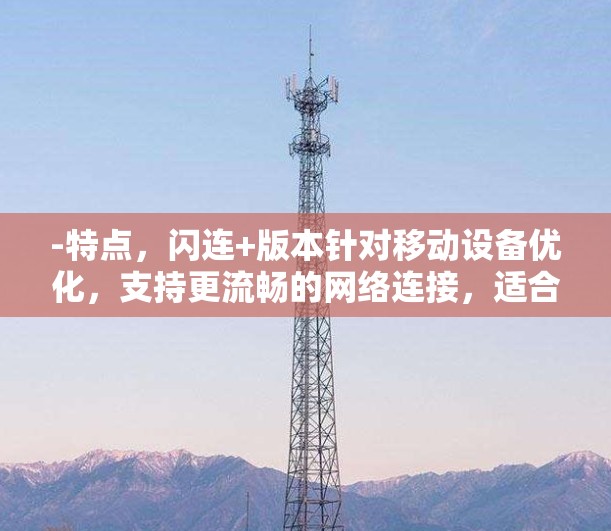 -特点，闪连+版本针对移动设备优化，支持更流畅的网络连接，适合经常使用移动设备的用户