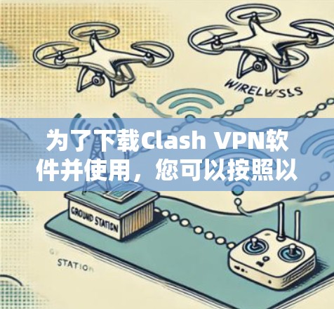 为了下载Clash VPN软件并使用，您可以按照以下步骤操作