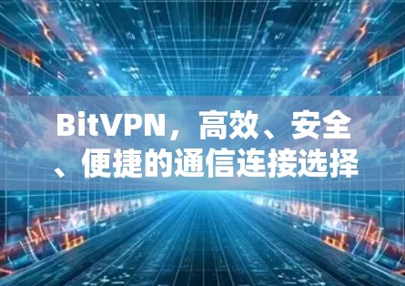 BitVPN，高效、安全、便捷的通信连接选择